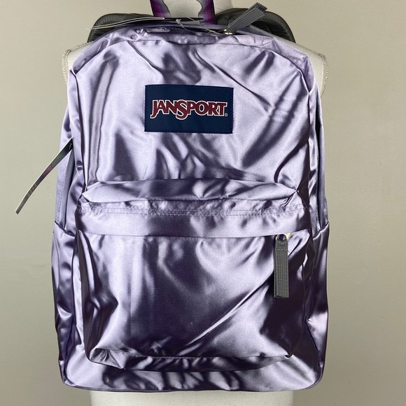 satin jansport backpack